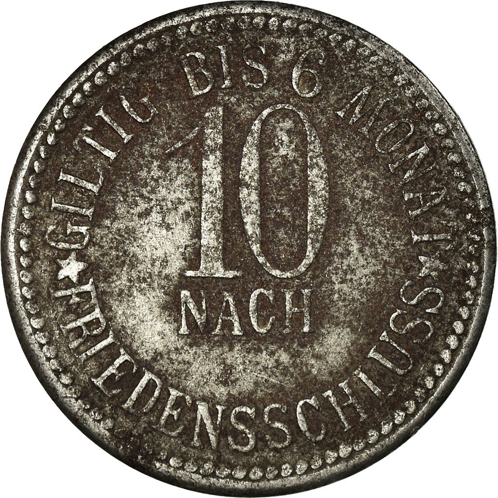 Moneta, Germania, Stadtgemeinde Gemünden a. M., Gemünden, 10 Pfennig, BB