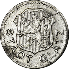 Coin, Germany, Stadt Glatz, Kriegsgeld, Glatz, 10 Pfennig, EF(40-45), Iron