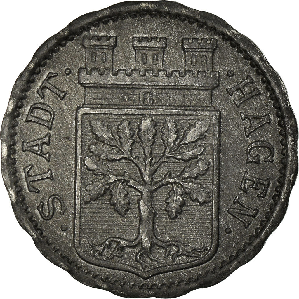 Moneta, Niemcy, Stadt Hagen, Kriegsgeld, Hagen, 10 Pfennig, 1917, AU(50-53)
