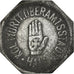 Coin, Germany, Kleingeldersatzmarke, Hall, 10 Pfennig, 1917, EF(40-45), Zinc