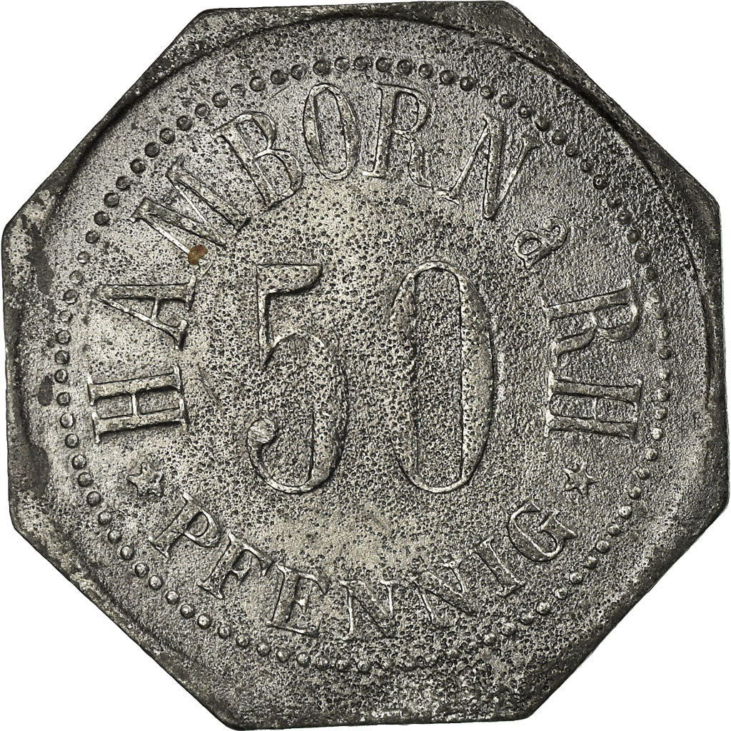 Münze, Deutschland, Hamborn a RH, Kriegsgeld, Hamborn, 50 Pfennig, SS, Zinc