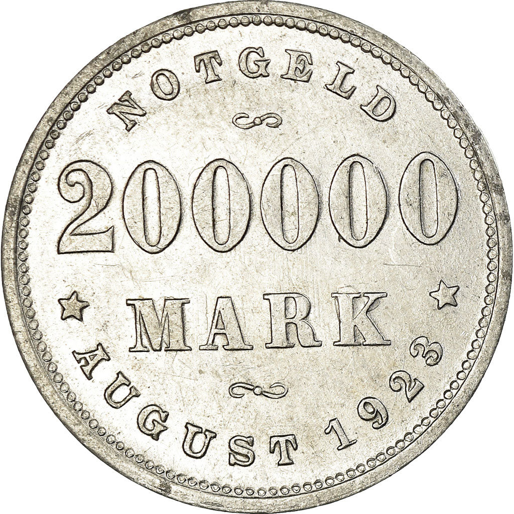 Munten, Duitsland, Freie und Handestadt Hamburg, Hamburg, 200 000 Mark, 1923