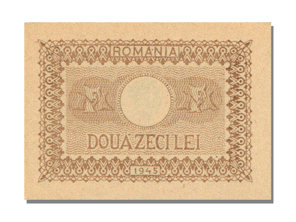 Romania, 20 Lei, 1945, KM:76, FDS