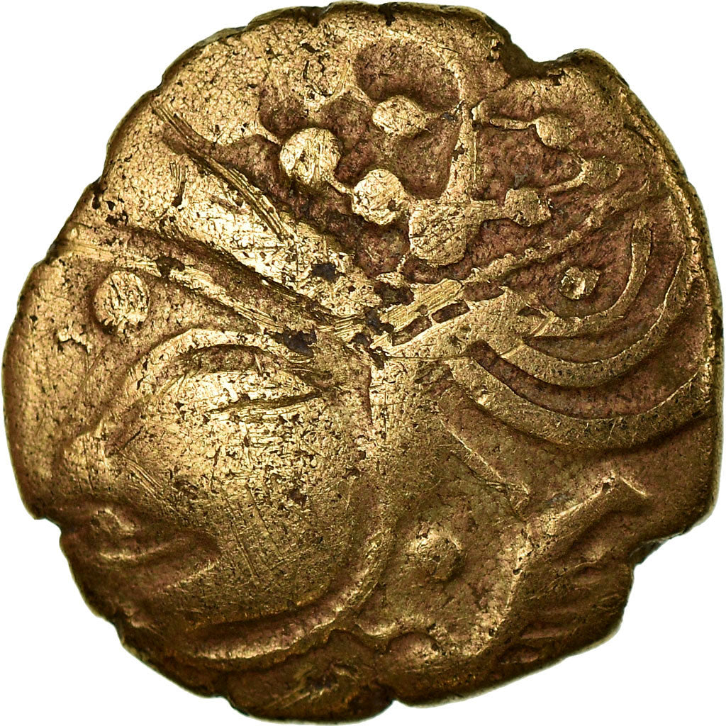 Moneta, Aulerci Eburovices, Hemistater, MB+, Elettro, Delestrée:2401