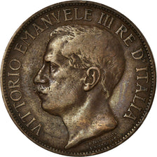 Monnaie, Italie, Vittorio Emanuele III, 10 Centesimi, 1911, Rome, TB+, Bronze