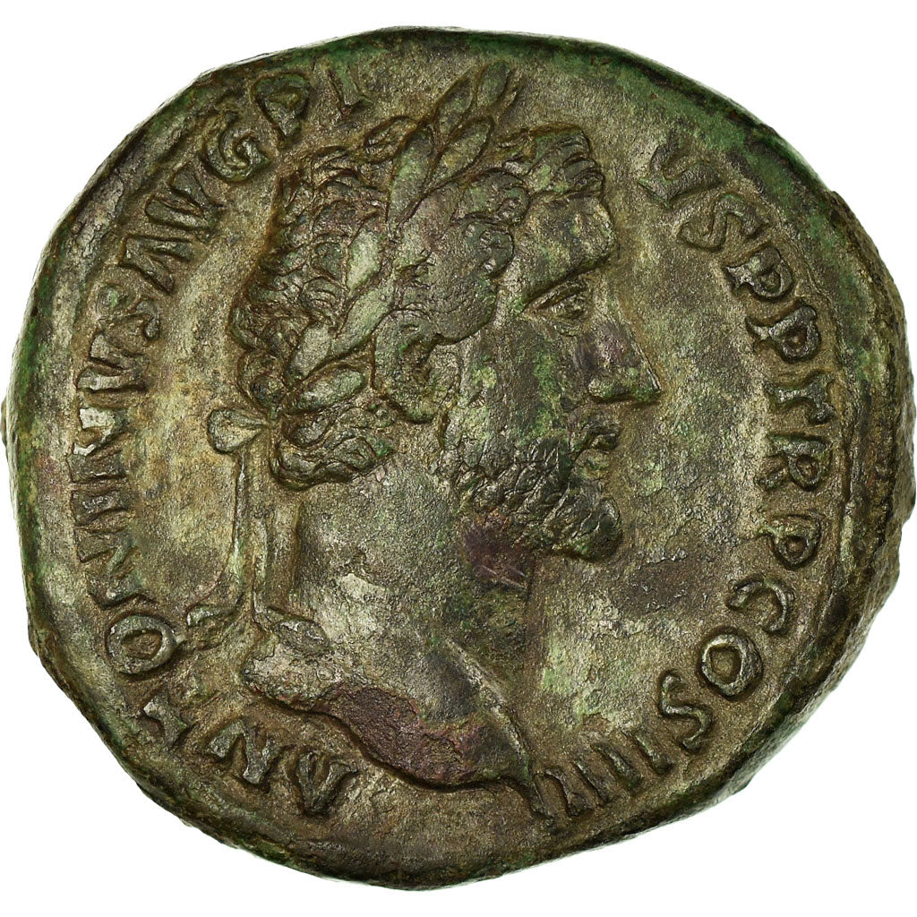 Coin, Antoninus Pius, Sestertius, 147, Rome, EF(40-45), Bronze, RIC:780