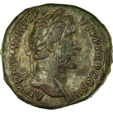 Coin, Antoninus Pius, Sestertius, 147, Rome, EF(40-45), Bronze, RIC:780