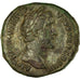 Coin, Antoninus Pius, Sestertius, 147, Rome, EF(40-45), Bronze, RIC:780