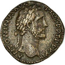 Coin, Antoninus Pius, Sestertius, 158-159, Rome, EF(40-45), Bronze, RIC:1008