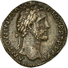 Moeda, Antoninus Pius, Sestertius, 158-159, Rome, EF(40-45), Bronze, RIC:1008