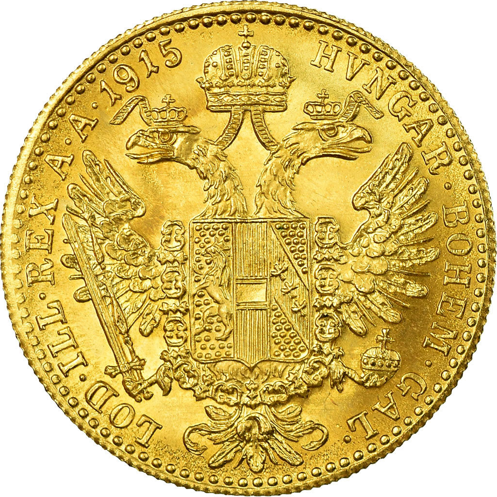 Coin, Austria, Franz Joseph I, Ducat, 1915, Vienna, Official restrike