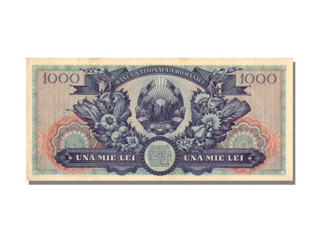 Romania, 1000 Lei, 1948, 1948-06-18, UNC(63)