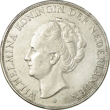 Coin, Netherlands, Wilhelmina I, 2-1/2 Gulden, 1930, EF(40-45), Silver, KM:165