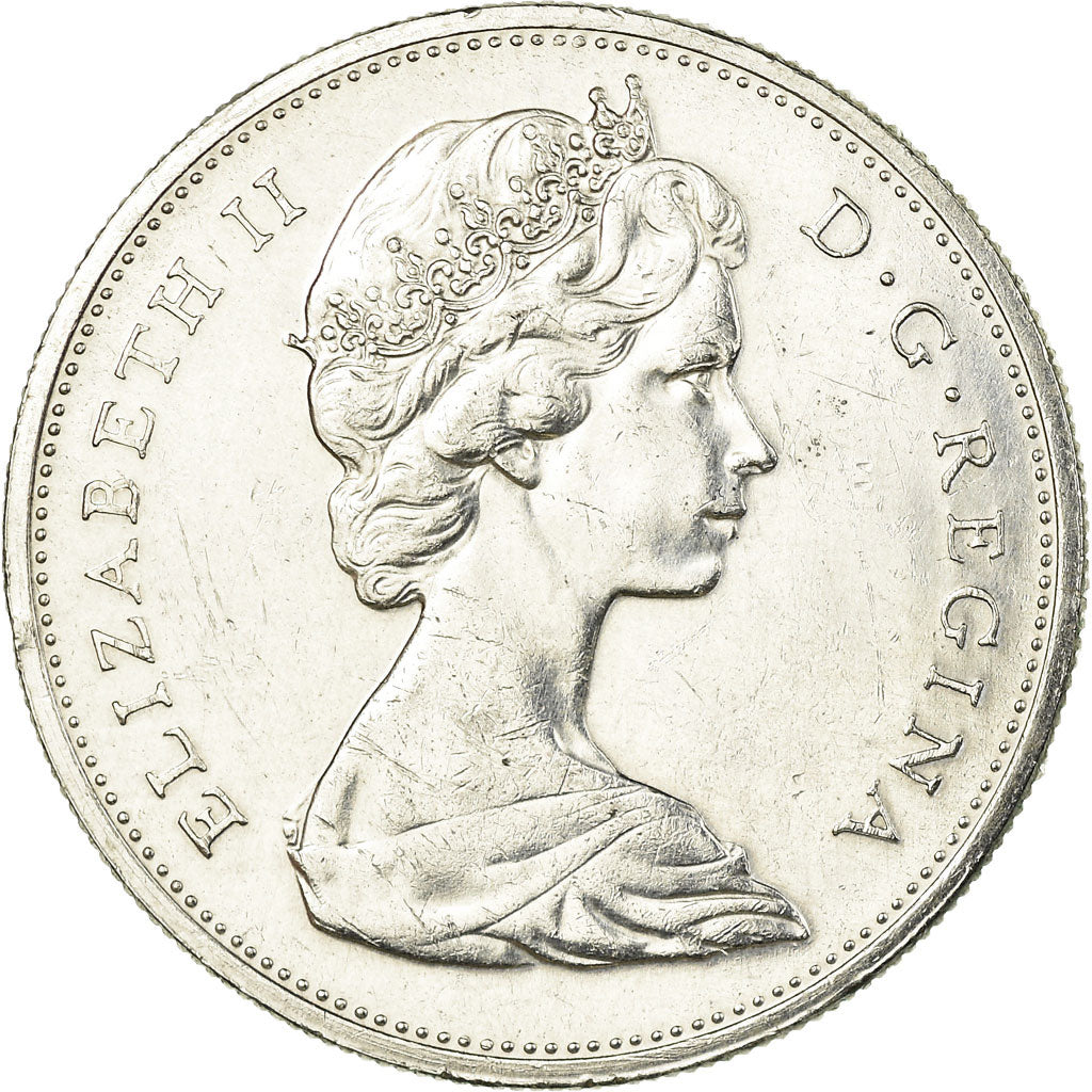 Coin, Canada, Elizabeth II, Dollar, 1965, Royal Canadian Mint, Ottawa