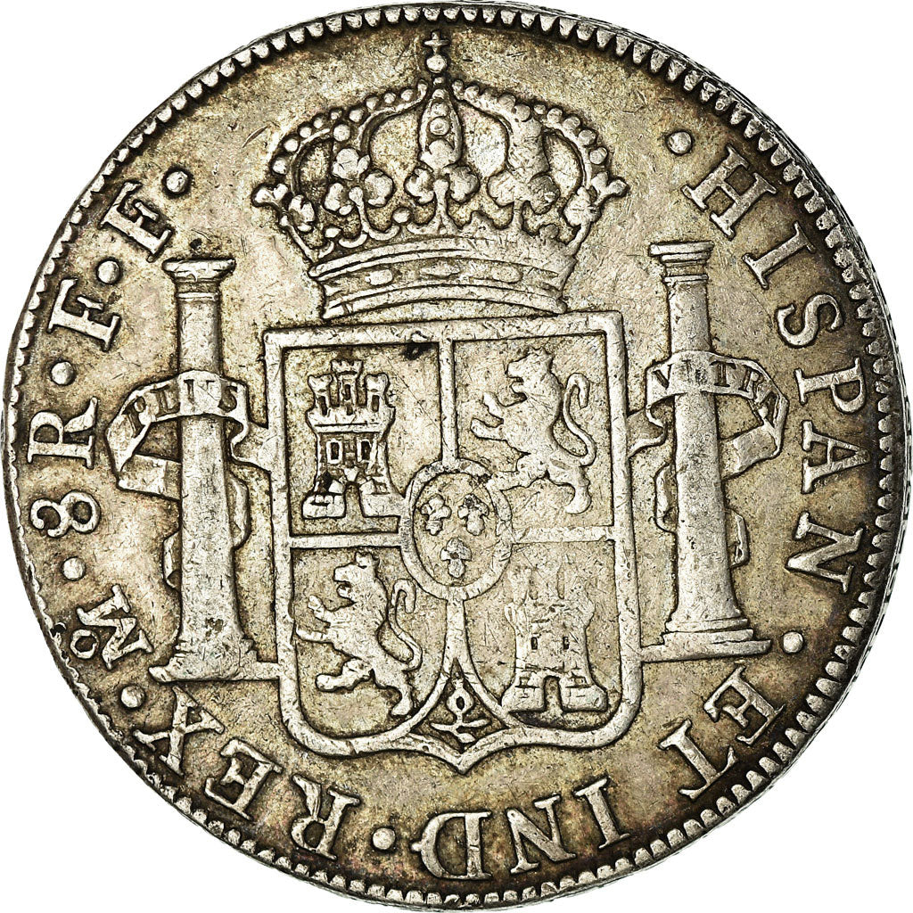 Coin, Mexico, Charles III, 8 Reales, 1779, Mexico, VF(30-35), Silver, KM:106.2