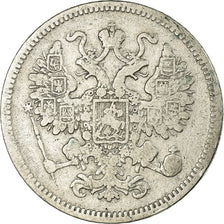 Munten, Rusland, Alexander II, 15 Kopeks, 1861, Saint-Petersburg, FR, Zilver