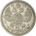 Coin, Russia, Nicholas II, 15 Kopeks, 1908, Saint-Petersburg, EF(40-45), Silver