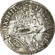 Coin, France, Louis XIV, 1/10 Écu aux 3 couronnes, 1710, Reims, VF(30-35)