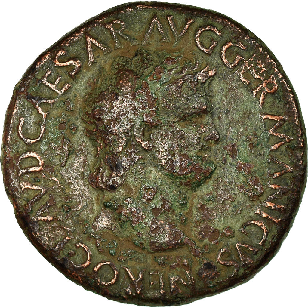 Coin, Nero, As, 65, Lyon - Lugdunum, VF(30-35), Bronze, RIC:416
