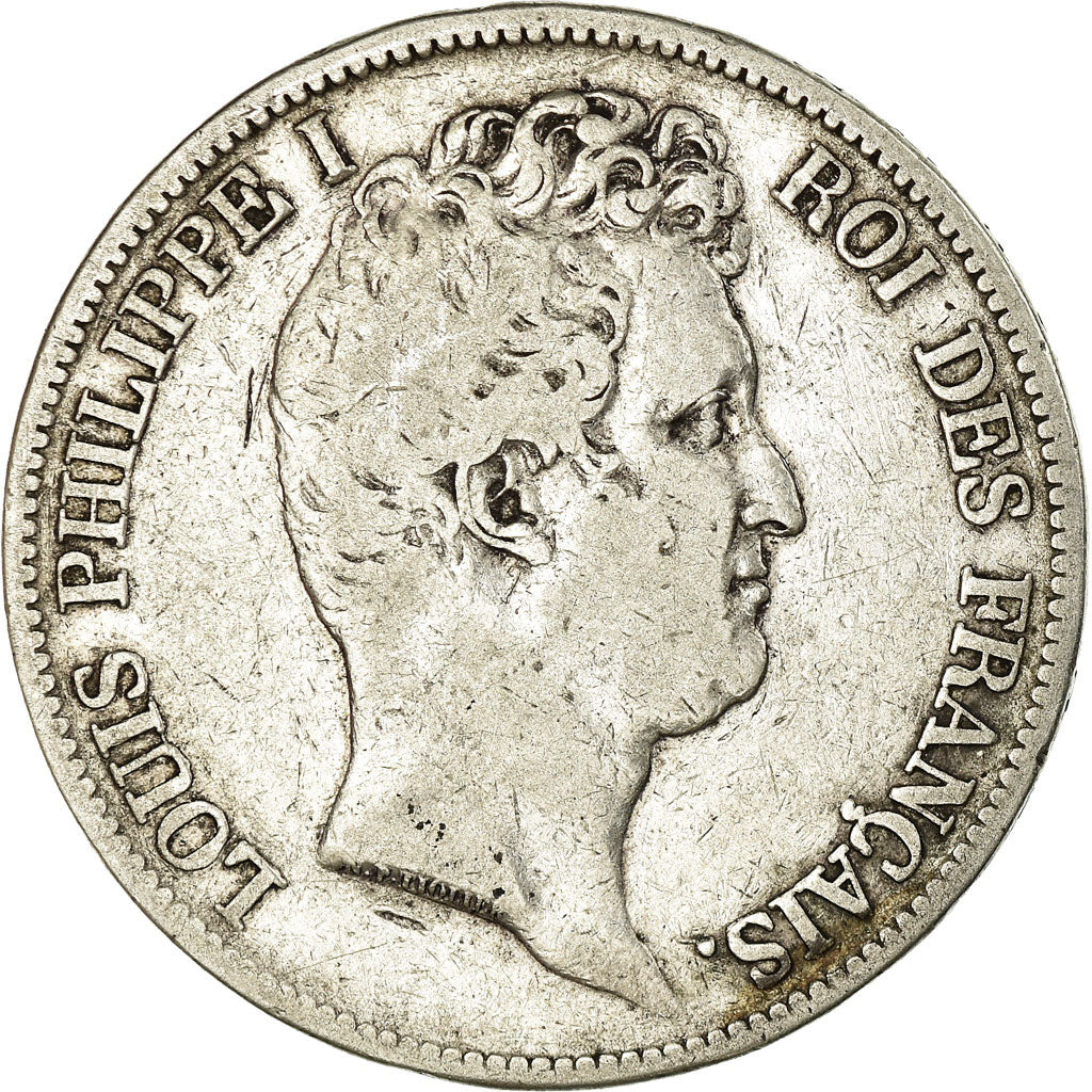 Coin, France, Louis-Philippe, 5 Francs, 1831, Nantes, VF(20-25), Silver