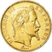 Moneda, Francia, Napoleon III, 50 Francs, 1864, Paris, MBC, Oro, Gadoury:1112