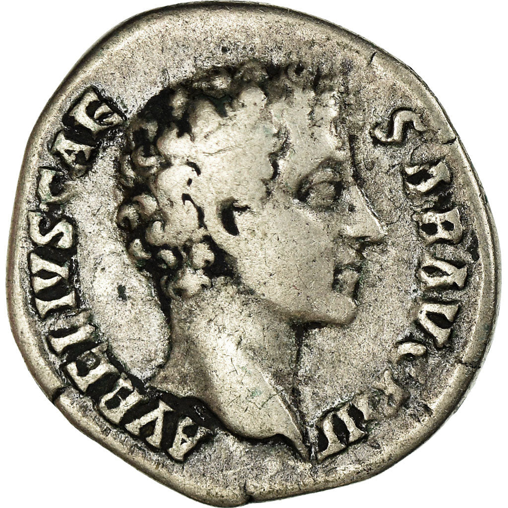 Moneta, Marcus Aurelius, Denarius, 145-147, Rome, MB+, Argento, RIC:429a