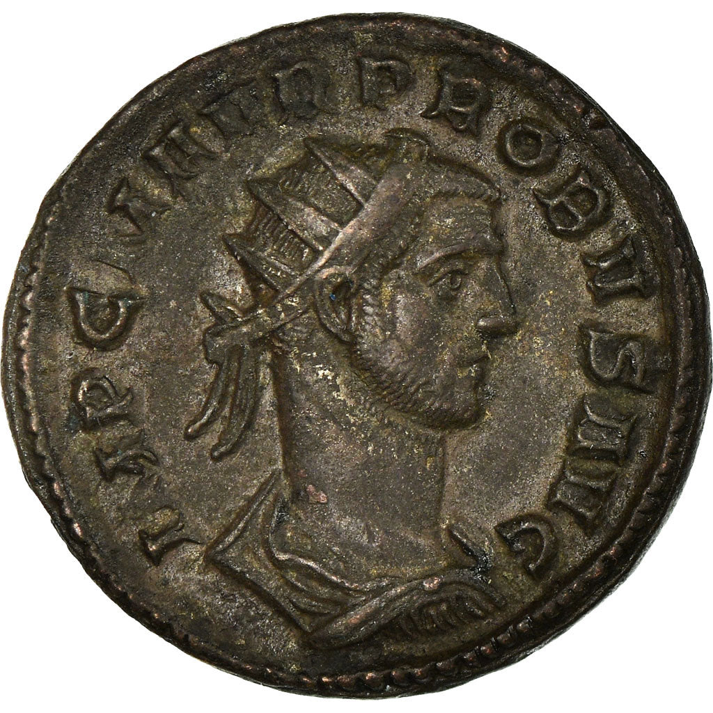 Coin, Probus, Antoninianus, 276, Ticinum, AU(50-53), Billon, RIC:386