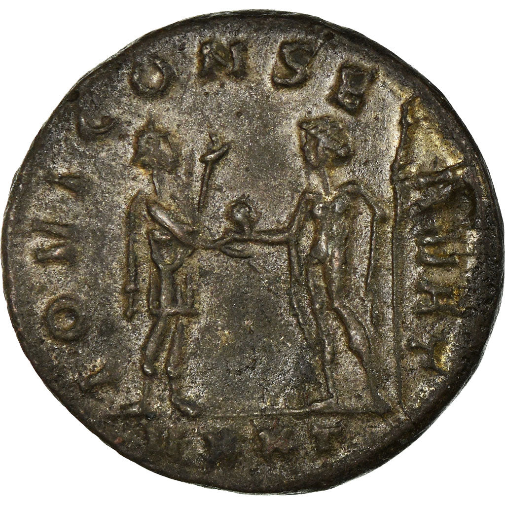 Coin, Probus, Antoninianus, 276, Ticinum, AU(50-53), Billon, RIC:386