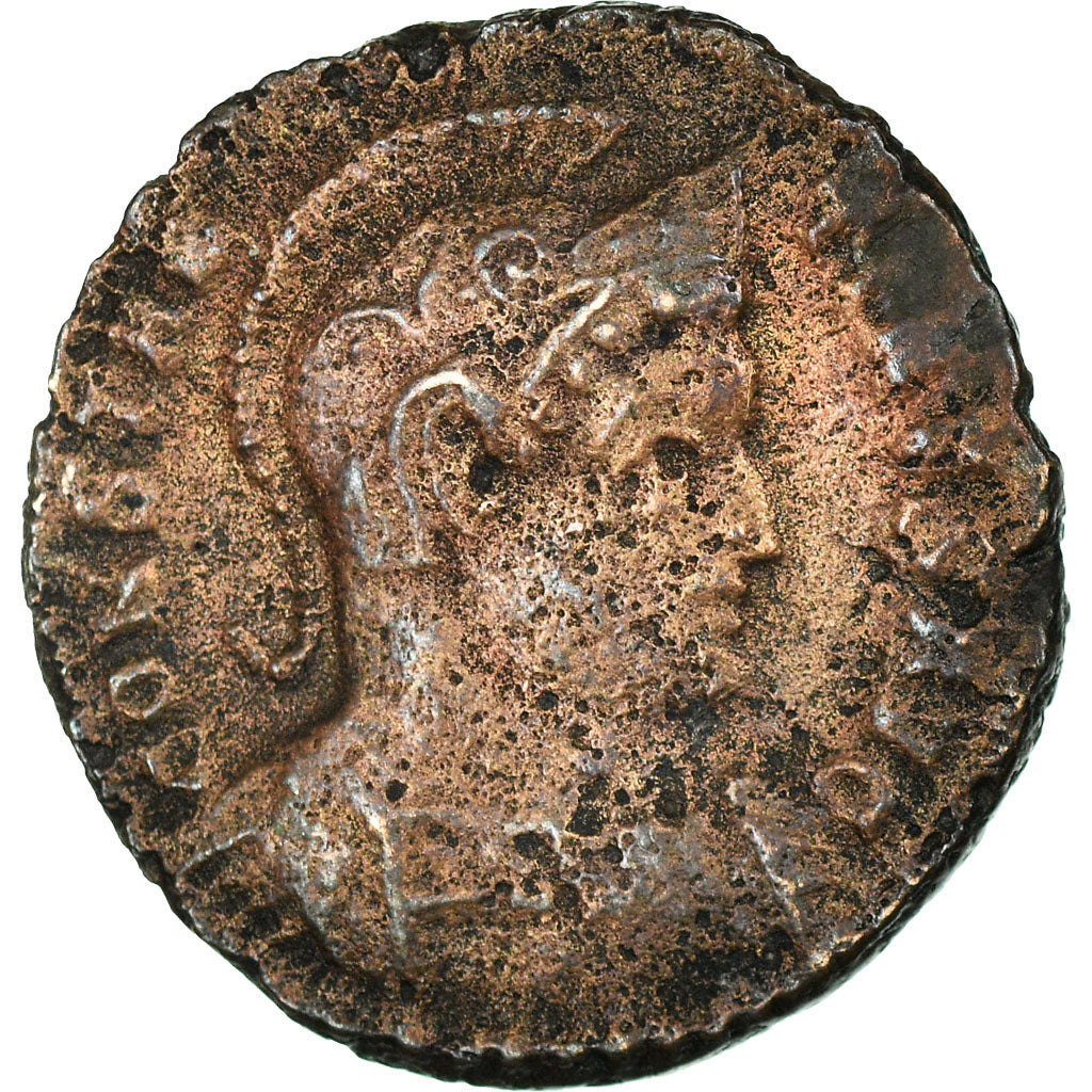 Moneda, Constantine I, Follis, 322-323, Trier, BC+, Bronce, RIC:368