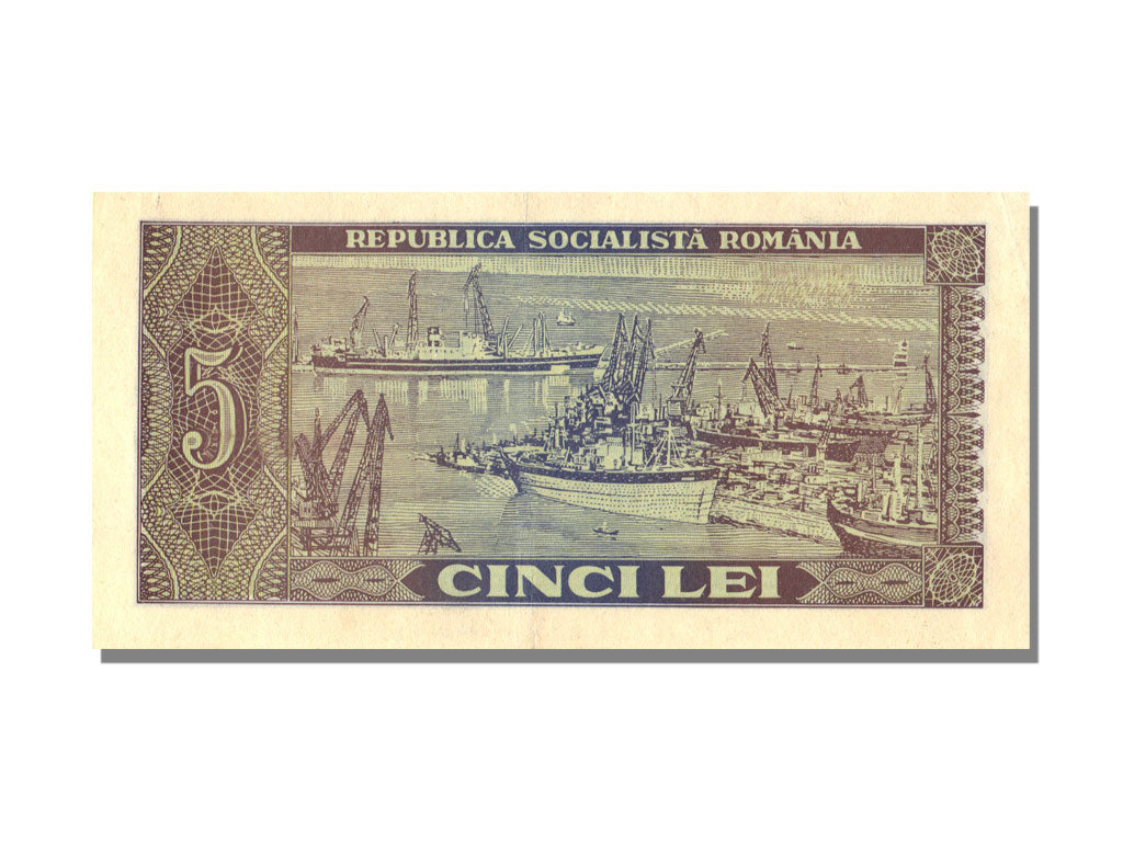 Romania, 5 Lei, 1966, KM #93a, UNC(63), G.0174