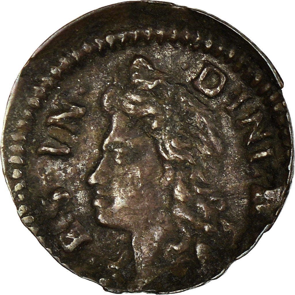 Coin, Spain, Charles III, Dinero, 1708, Barcelona, EF(40-45), Copper, KM:PT3