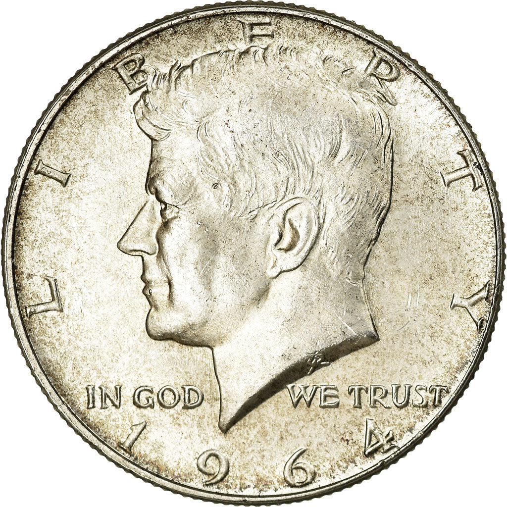 Monnaie, États-Unis, Kennedy Half Dollar, Half Dollar, 1964, Philadelphie, SUP