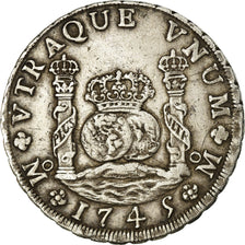 Coin, Mexico, Philip V, 8 Reales, 1745, Mexico City, EF(40-45), Silver, KM:103