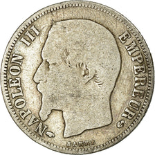 Monnaie, France, Napoleon III, Franc, 1859, Paris, B+, Argent, Gadoury:460