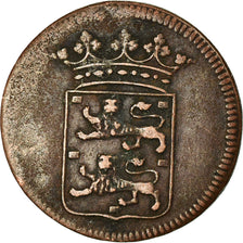 Munten, NEDERLANDS OOST INDIË, Duit, 1733, FR+, Koper, KM:131