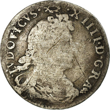 Moneta, Francia, Louis XIV, 4 Sols des Traitants, 1676, Paris, B+, Argento