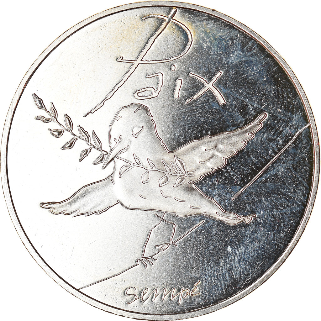 France, 50 Euro, Paix, Sempé, 2014, Paris, MS(65-70), Silver