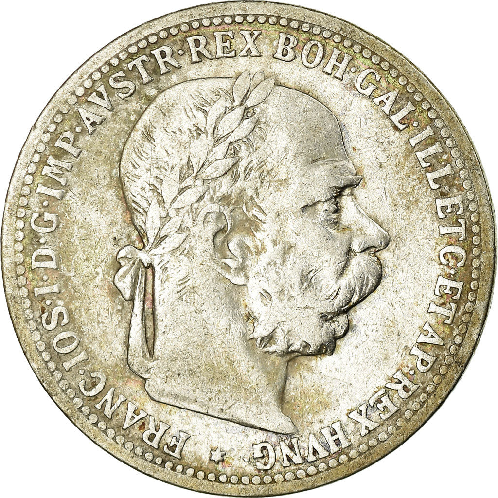 Coin, Austria, Franz Joseph I, Corona, 1897, VF(30-35), Silver, KM:2804