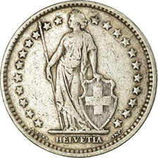 Coin, Switzerland, 2 Francs, 1914, Bern, VF(20-25), Silver, KM:21