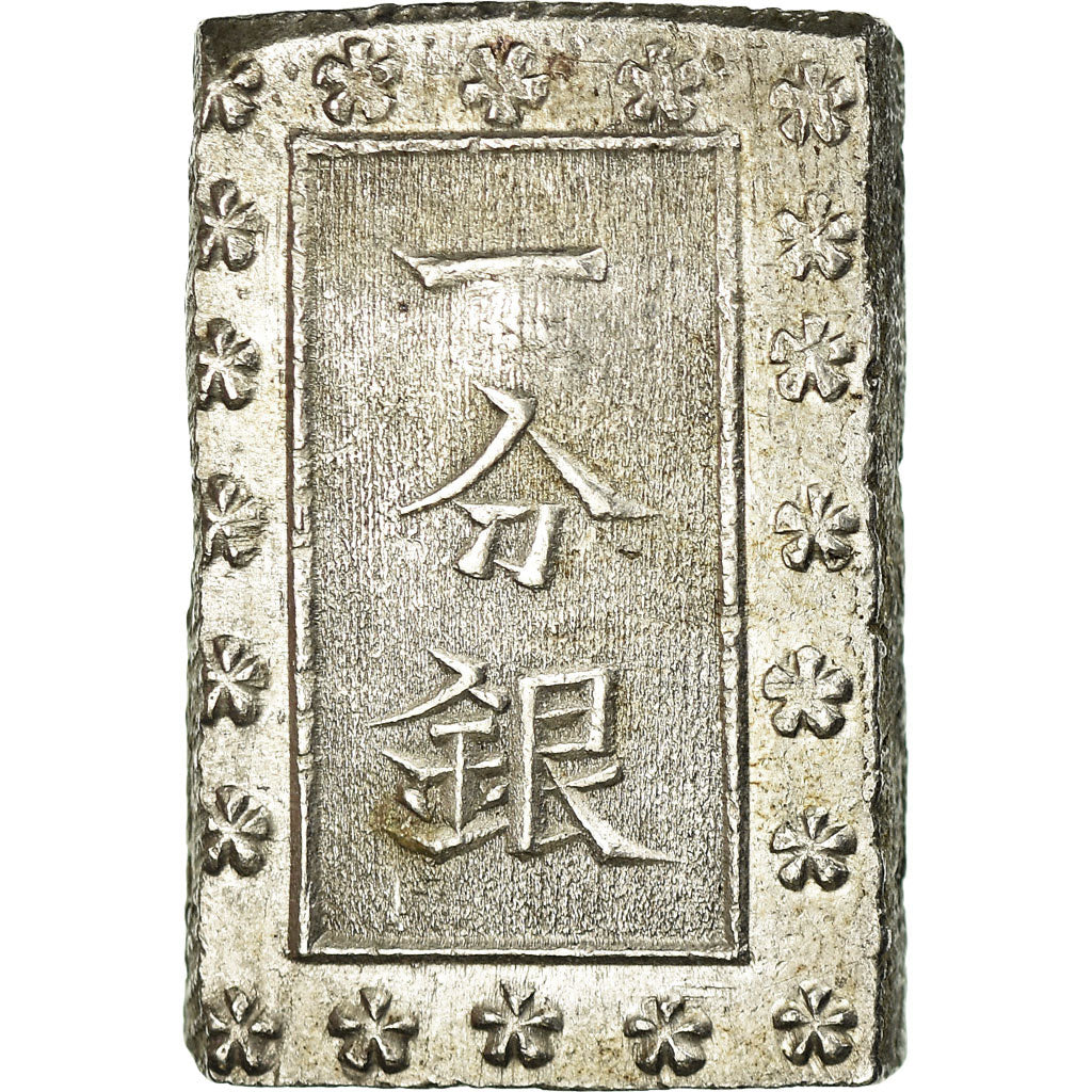 Coin, Japan, Bu, Ichibu, 1859-1868, MS(60-62), Silver, KM:16a