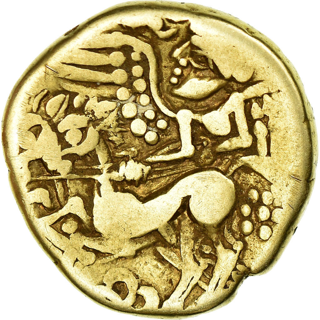 Coin, Bituriges Cubi, Stater, Ist century BC, VF(30-35), Gold, Delestrée:3396