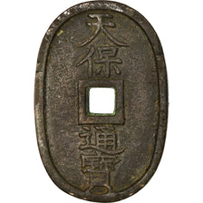 Monnaie, Japon, 100 Mon, Tempo Tsuho, 1835-70, TB+, Bronze, KM:7