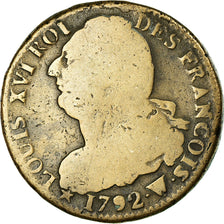 Monnaie, France, Louis XVI, 2 Sols, 1792, Arras, B, Bronze, Gadoury:25