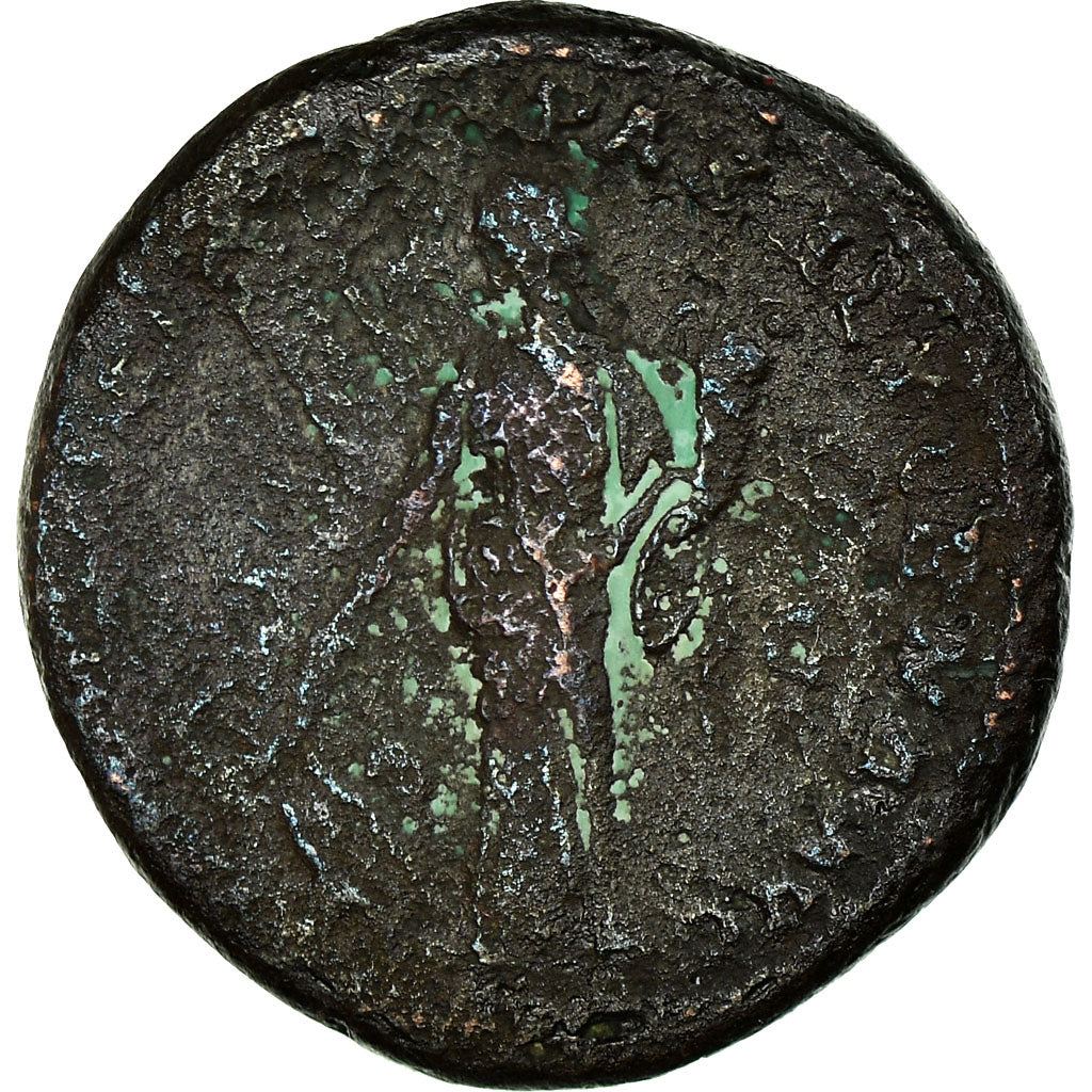 Coin, Marcus Aurelius, As, 176-177, Rome, F(12-15), Bronze