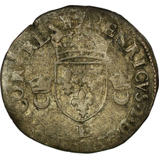 Coin, France, Henri II, Douzain, 1550, Tours, VF(20-25), Billon, Sombart:4380
