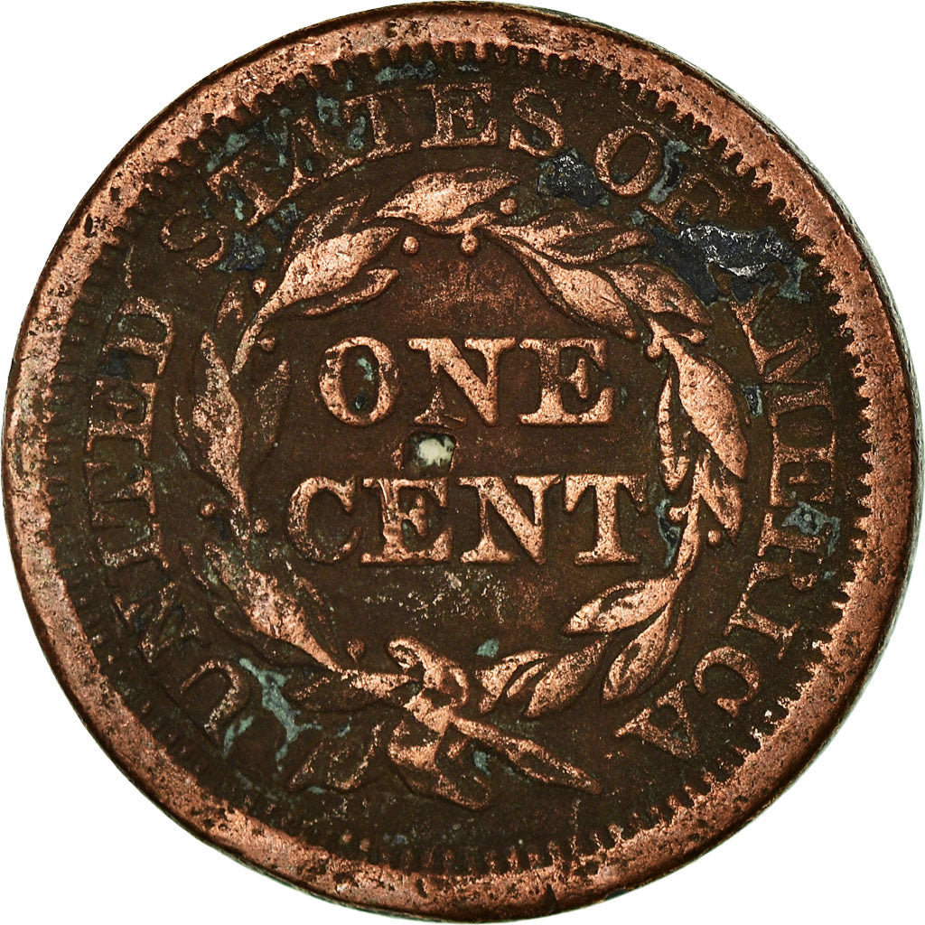 Munten, Verenigde Staten, Braided Hair Cent, Cent, 1853, U.S. Mint
