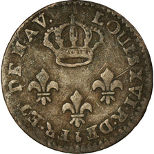 Moneta, Guinea francese, Louis XVI, 2 Sous, 1789, Paris, MB+, Biglione, KM:1