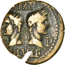 Coin, Augustus, Dupondius, 10-14 AD, Nîmes, VF(20-25), Bronze, RIC:160
