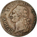 Coin, France, Louis XVI, Sol à l'Ecu, 1790, Rouen, VF(20-25), Copper