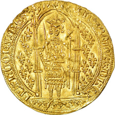 Coin, France, Charles V, Franc à pied, MS(60-62), Gold, Duplessy:360A